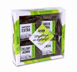 Zestaw 4 herbat zielonych, 4x40g