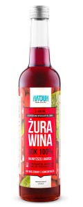 100% sok z żurawiny, 400ml