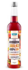 400% skoncentrowany sok jabłkowy, 400ml