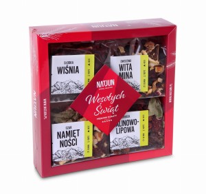 Zestaw 4 herbat owocowych, 4x40g