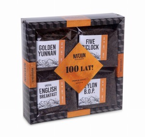 Zestaw 4 herbat czarnych, 4x40g